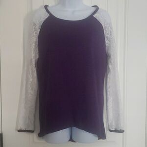 Women's Long Lace Sleeve Casual Shirt